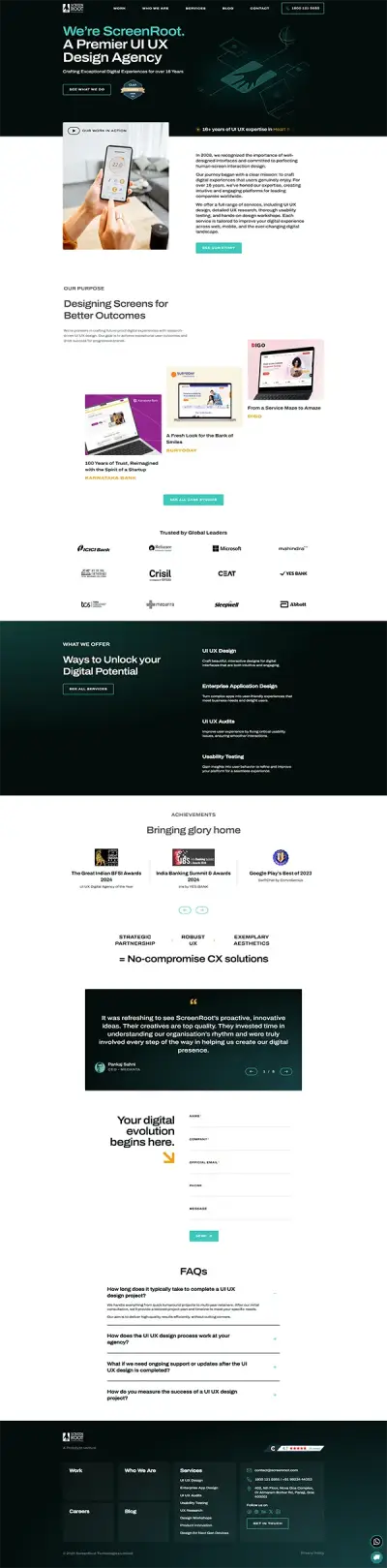 Meliston - ScreenRoot UX design project ScreenRoot
