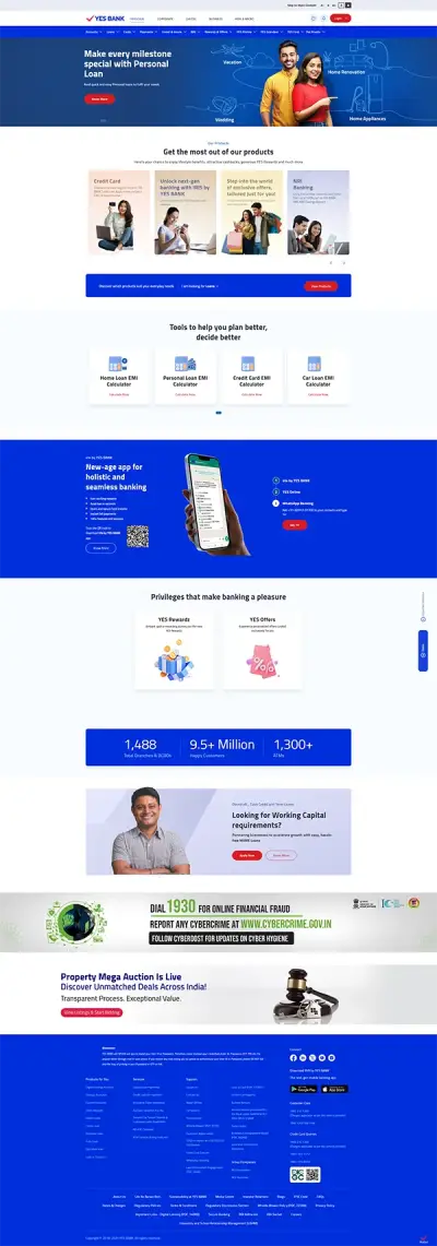 Meliston - Yes Bank project ScreenRoot